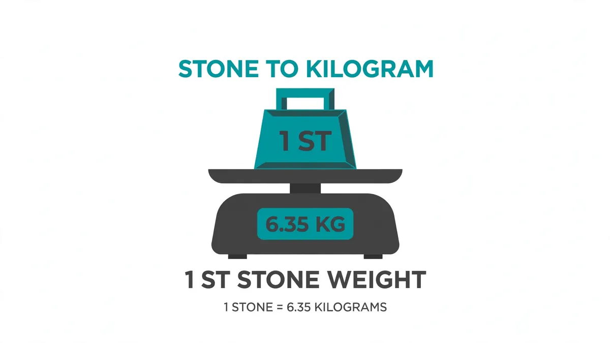 1 stone to kg conversion