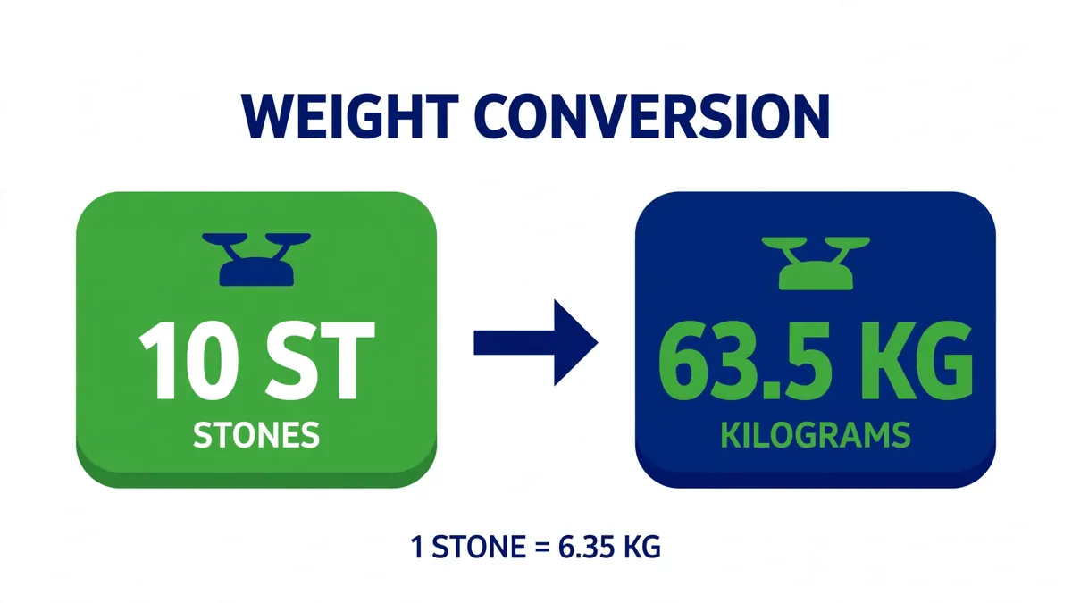 10 stone to kg conversion