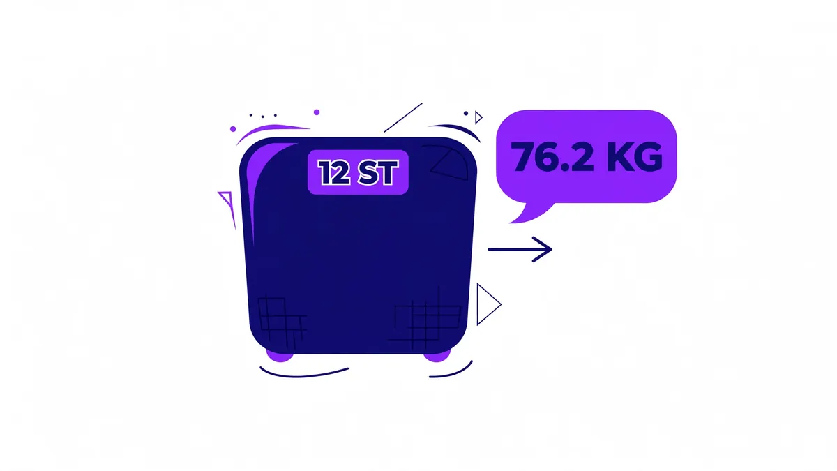 12 stone to kg conversion