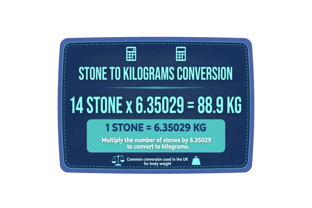 14 stone to kg conversion formula